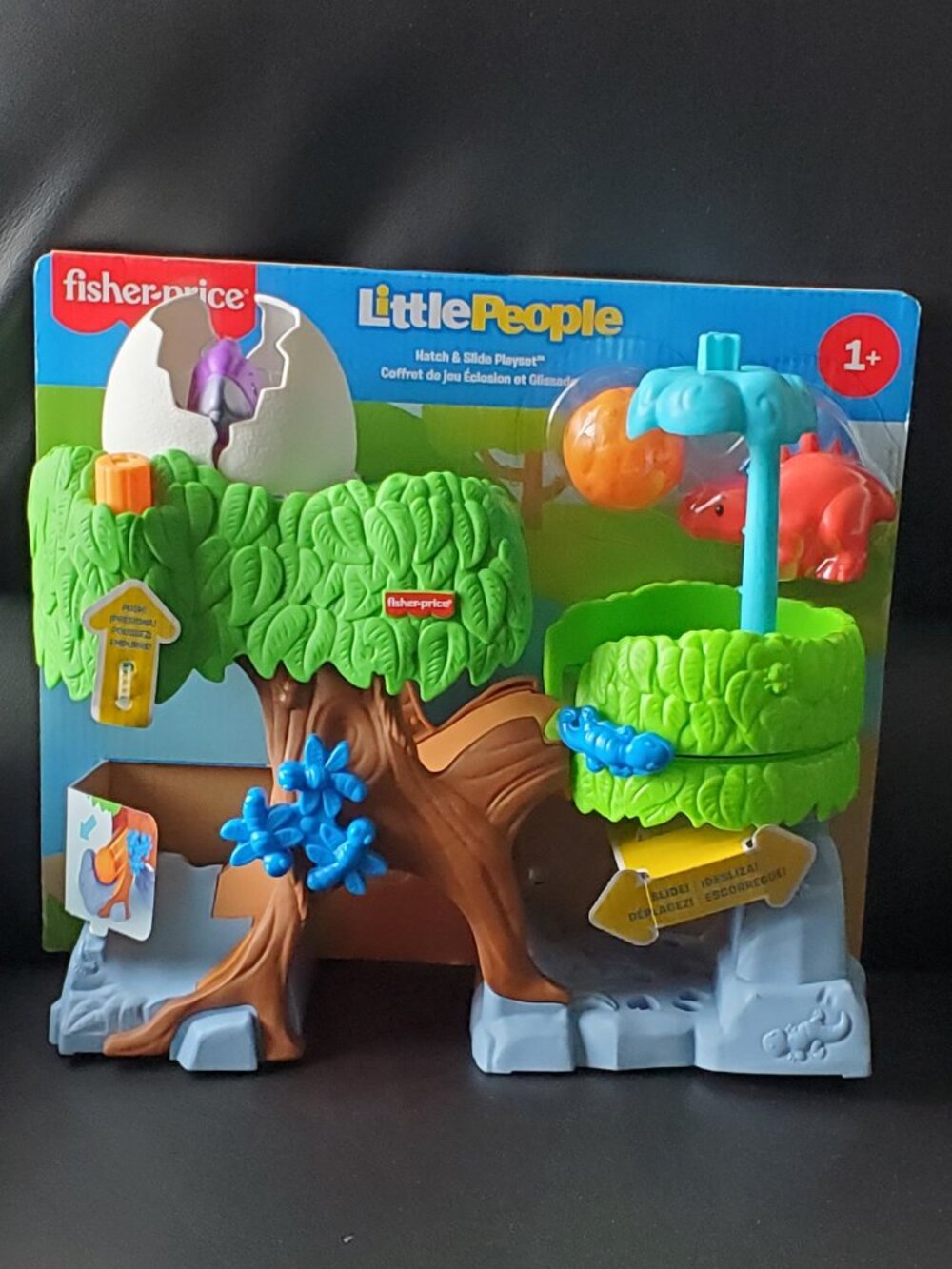 Dinosaur Hatch & Slide Playset Fisher-Price Little People NIB! Ready to gift!